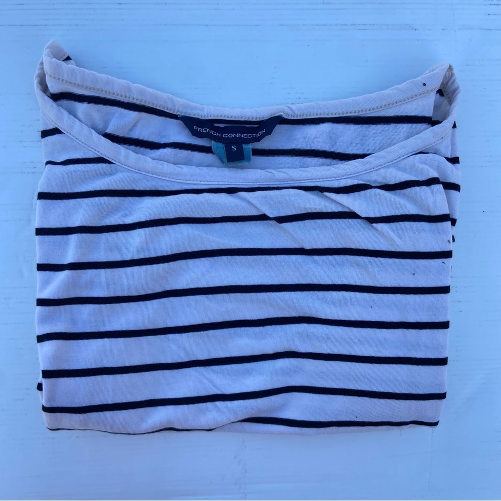 French Connection Striped Tee - Picture 3 of 4